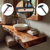 Solvian Live Edge Solid Wood Floating Bathroom Vanity SPA606606 - Timberustic Floating Bathroom Vanity