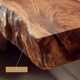 Solvian Live Edge Solid Wood Floating Bathroom Vanity SPA606606 - Timberustic Floating Bathroom Vanity