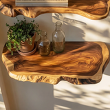 Solvren Live Edge Solid Wood Floating Shelf SPA635291 - Timberustic Floating Shelf
