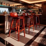 Solvyn Curve Solid Wood Bar Stool - Timberustic Bar Stool