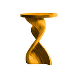 Solvyn Sculpted Solid Wood Pedestal Stand Teak - Timberustic Pedestal Stand