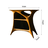 Sonara Sculpted Solid Wood Record Player Stand