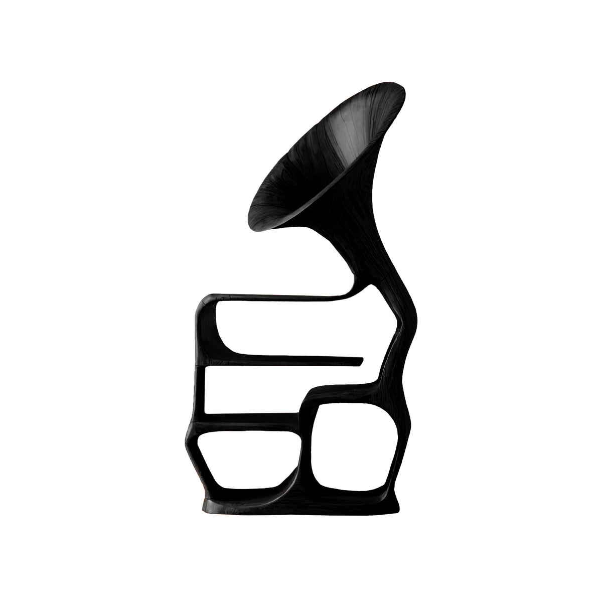 Sonatone Solid Wood Record Player Stand With Storage