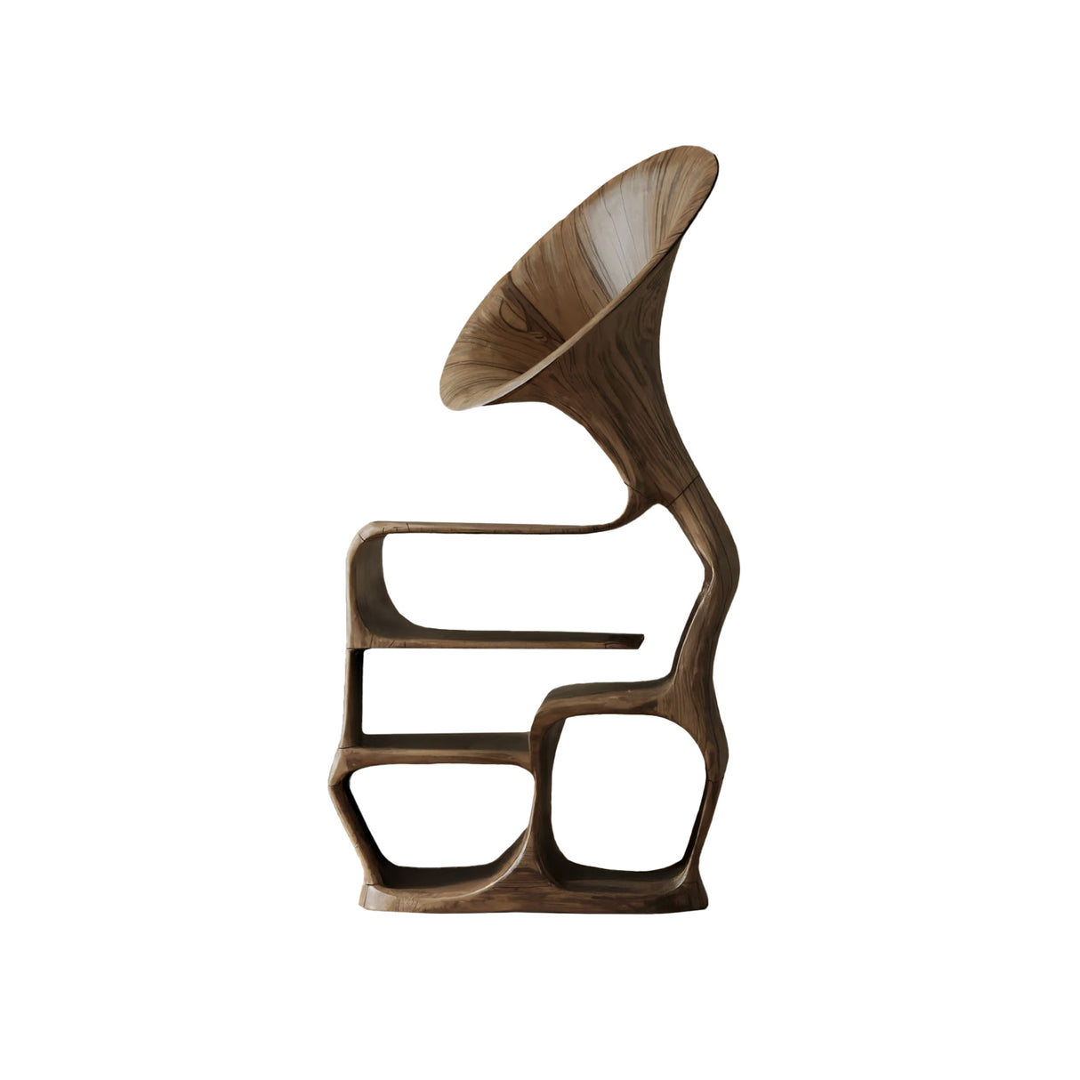 Sonatone Solid Wood Record Player Stand With Storage