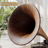 Sonavelle Sculpted Solid Wood Record Player Stand