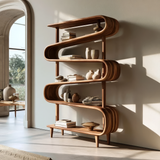 Soravian Handcrafted Solid Wood Bookshelf