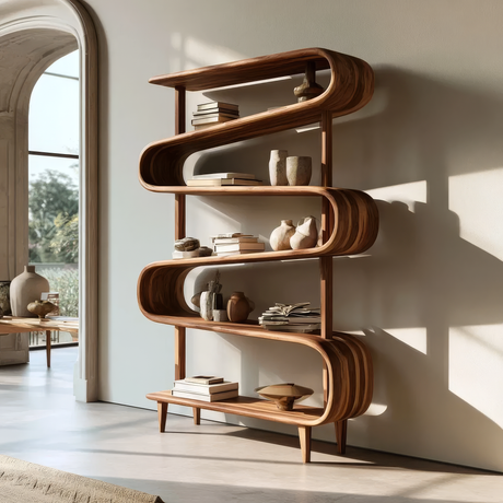 Soravian Handcrafted Solid Wood Bookshelf - Timberustic Bookshelf