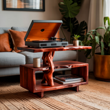 Soren Root-Form Handcrafted Record Player Stand