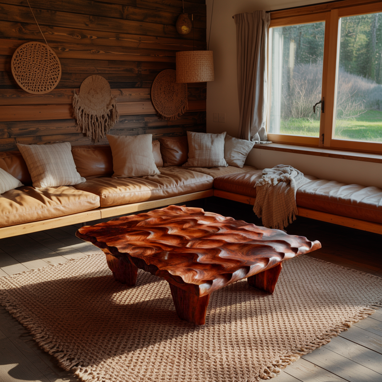 Soren Tide Solid Wood Coffee Table