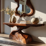 Stonecurrent Handcrafted Solid Wood Console Table - Timberustic Console Table