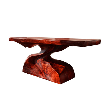 Stonecurrent Handcrafted Solid Wood Console Table Mahogany - Timberustic Console Table