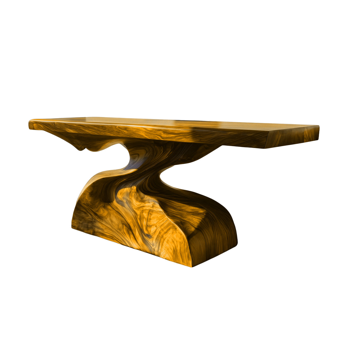 Stonecurrent Handcrafted Solid Wood Console Table Teak - Timberustic Console Table