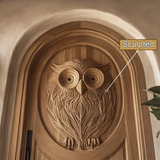 Stravon Handcrafted Solid Wood Arched Single Door - Timberustic Door