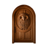 Stravon Handcrafted Solid Wood Arched Single Door Brown - Timberustic Door