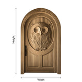 Stravon Handcrafted Solid Wood Arched Single Door - Timberustic Door
