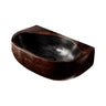 Swirlcrest Sculpted Solid Wood Vessel Sink