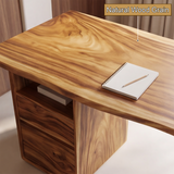 Sylthera Handcrafted Solid Wood Desk with Drawers - Timberustic Desk With Drawers