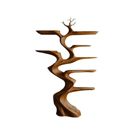 Sylvae Sculpted Solid Wood Tree Bookshelf