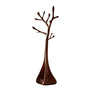 Sylvae Sculpted Solid Wood Tree Coat Rack Dark Walnut - Timberustic Tree Coat Rack