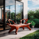 Sylvan Crest Live Edge Outdoor Bench - Timberustic Bench