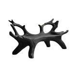 Sylvan Crest Live Edge Outdoor Bench Black - Timberustic Bench