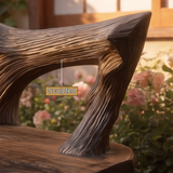 Sylvane Sculpted Solid Wood Outdoor Bench - Timberustic Bench