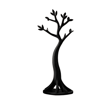 Sylvara Handcrafted Solid Wood Tree Coat Rack Black - Timberustic Tree Coat Rack