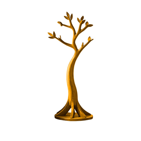 Sylvara Handcrafted Solid Wood Tree Coat Rack Teak - Timberustic Tree Coat Rack