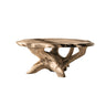 Sylvara Live Edge Solid Wood Coffee Table Natural Oak - Timberustic Coffee Table