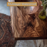 Sylvara Live Edge Solid Wood Floating Bathroom Vanity with Integrated Sink - Timberustic Floating Bathroom Vanity with Integrated Sink