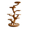 Sylvara Sculpted Solid Wood Tree-Inspired Cat Tree Shelf Brown - Timberustic Tree-Inspired Cat Tree Shelf