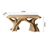 Sylvara Treeform Solid Wood Freestanding Bathroom Vanity - Timberustic Freestanding Bathroom Vanity
