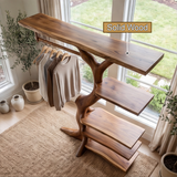Sylvaren Handcrafted Solid Wood Entryway Organizer - Timberustic Entryway Organizer