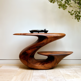 Sylvaren Handcrafted Solid Wood Record Player Stand SPA092532 - Timberustic Record Player Stand With Storage