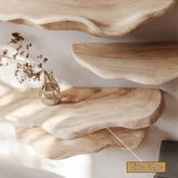 Sylvaren Solid Wood Sculpted Mushroom Floating Shelf SPA482938 - Timberustic Floating Shelf