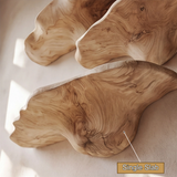 Sylvaren Solid Wood Sculpted Mushroom Floating Shelf SPA482938 - Timberustic Floating Shelf