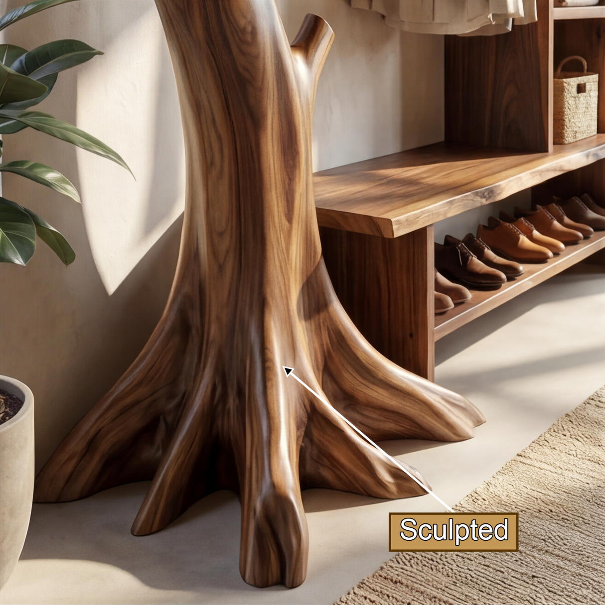 Sylvarin Solid Wood Entryway Organizer - Timberustic Entryway Organizer