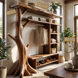 Sylvarin Solid Wood Entryway Organizer - Timberustic Entryway Organizer