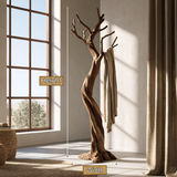 Sylvarion Sculpted Solid Wood Tree Coat Rack - Timberustic Tree Coat Rack