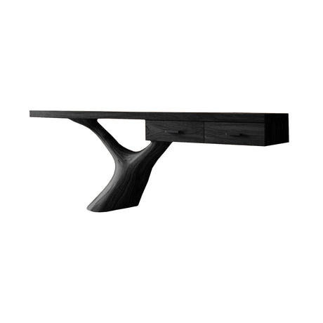 Sylvaris Crest Handcrafted Wood Console Table