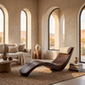 Sylvaris Handcrafted Solid Wood Chaise Lounge