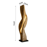 Sylvaris Sculpted Integrated LED Wood Floor Lamp - Timberustic Floor Lamp