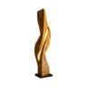 Sylvaris Sculpted Integrated LED Wood Floor Lamp Teak - Timberustic Floor Lamp