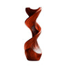 Sylvaris Sculpted Solid Wood Pedestal Stand Mahogany - Timberustic Pedestal Stand