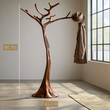 Sylvaris Sculpted Solid Wood Tree Coat Rack - Timberustic Tree Coat Rack