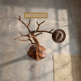 Sylvaris Sculpted Solid Wood Tree Coat Rack - Timberustic Tree Coat Rack