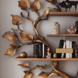 Sylvarith Sculpted Solid Wood Tree Bookshelf - Timberustic Tree Bookshelf