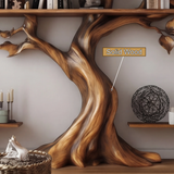 Sylvarith Sculpted Solid Wood Tree Bookshelf - Timberustic Tree Bookshelf