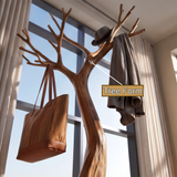 Sylvarn Crest Sculpted Solid Wood Tree Coat Rack - Timberustic Tree Coat Rack
