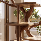Sylvaroak Handcrafted Tree Branch Parrot Stand SPA453608 - Timberustic Tree Branch Parrot Stand